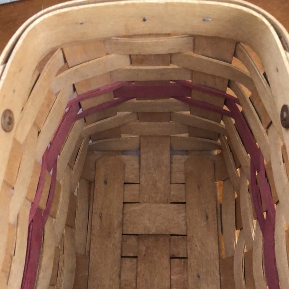 LONGABERGER  DOUBLE SWING CHRISTMAS EDITION 1992 HANDLED  BASKET SIGNED JAH - Picture 9 of 11